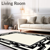 Framed Contour Decorative Artistic(Black)