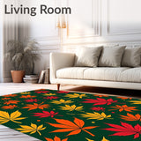 Autumn Foliage Enchanted Path Decorative Accent(Green)