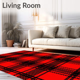 Yuletide Tartan Entrance Greeting Seasonal(Red)