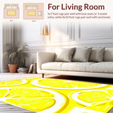 Playful Bright Yellow Motif(Yellow)