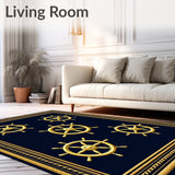 Captain Helm Sailing Ship Wheel Maritime (Gold)