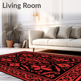 Paisley Blossom Decorative Jewel (Red)