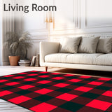 Holiday Checkered with Festive Gingham(Red)