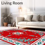 Boho Ornament Motifs with Festive Flourishes(Red)