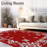 Enchanted Crystal Yuletide Ornamental Flooring(Red)