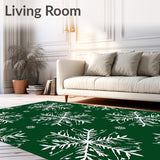 Winter Wonderland Frosty Tartan Pathway Accent(Green)