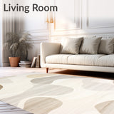 Tranquil Hearth with Driftwood Swirls and Pale Neutrals(Beige)