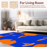 Playful Bright Tiled Composition(Blue)