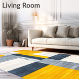 Artistic Gray and Sunshine Yellow Color Design(Yellow)