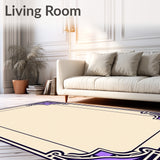 Art Design Showcasing Symmetrical Fan Motifs(Ivory)