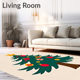 Festive Evergreen Holiday With Sparkling Topper Decoration(Green)
