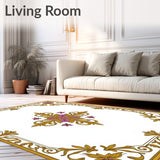 Damask Tapestry with Classical European Ornamental (Gold) - ODIKA