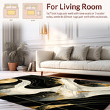 Elegant Monochrome Fluid Design(Black)