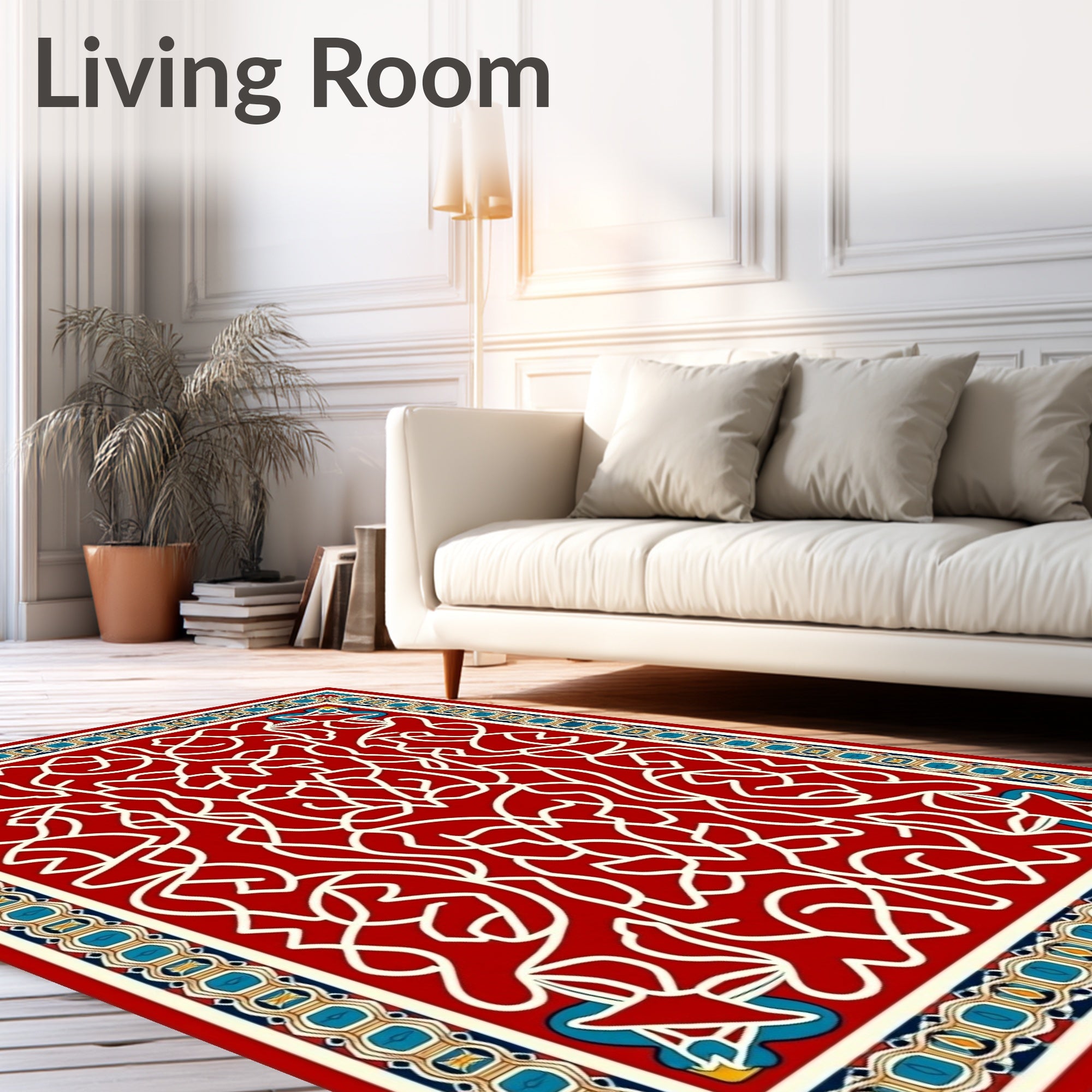 Artisan Bazaar Trellis Knot Inspired By Cultural Heritage (Red) - ODIKA