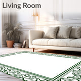 Heritage Scrollwork Inspired by Classical Lattice Motif (Green) - ODIKA