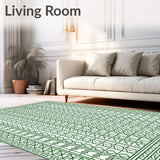 Contemporary Lattice Grid Welcome with Intersecting Framework(Green)