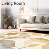 Low Profile with Abstract Leaf for Sink Areas(Beige)