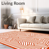 Hexagon Honeycomb Fluffy with Tessellated Grid(Orange)
