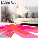 Abstract Brushstroke Watercolor Splash Artistry (Pink) - ODIKA