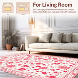 Vibrant Retro Blossom Design(White)