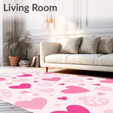 Kawaii Scattered Chair Cover Seat Cushion (Pink)