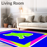 Festive Kitty with Multicolored Trim(Blue)