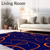 Mystical Constellation Abstract Artistry Horizon Celestial Blueprint (Blue)