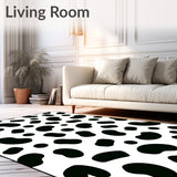 Traditional Farm Animal Hide with Authentic Spots (Black) - ODIKA
