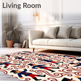 Enchanted Marching Band Swirl Patterned Protective Surface Guard(Beige)