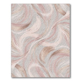 Abstract Area Pink Blush Pink Swirl Abstract Area Rug