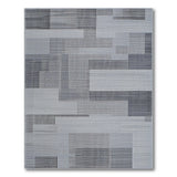 Geometric Modern Block Modern Grey Geometric Block Area Rug