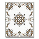 Traditional Persian Ornate Brown Mandala Persian Area Rug