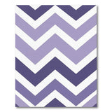 Purple Chevron Zigzag Area Rug