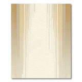 Modern Beige Vertical Lines Abstract Rug