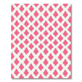 Pink Vibrant Pink Diamond Southwestern Area Rug
