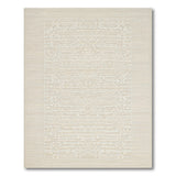 Cream Lace Geometric Heritage Rug