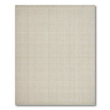 Beige Grid Woven Area Rug
