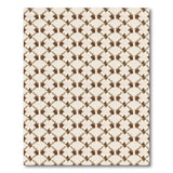 Cream Taupe Geometric Trellis Area Rug