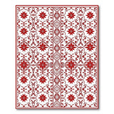 Traditional Persian Red Intricate Red Persian Floral Area Rug