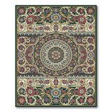 Ornate Multi-Color Persian Floral Area Rug