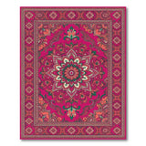 Pink Mandala Pink Floral Mandala Area Rug