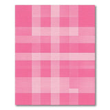 Pink Pink Gingham Checkered Area Rug
