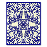 Navy Blue Intricate Persian Area Rug