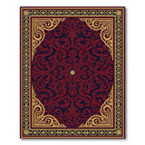Ornate Red Gold Persian Area Rug
