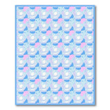 Whimsical Pastel Elephant Pattern Area Rug