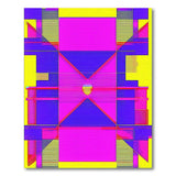Vibrant Geometric Multi-Color No. 25 Area Rug