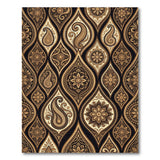 Luxurious Gold Paisley Persian Area Rug