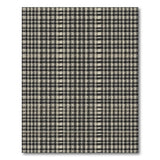 Geometric Modern Black White Checkered Geometric Area Rug