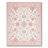 Pink Floral Pink Floral Persian Area Rug