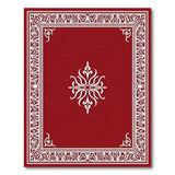 Traditional Persian Red Red Traditional Persian Medallion Area Rug